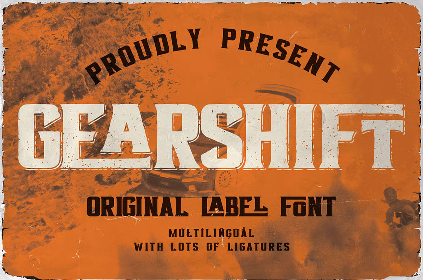 Gearshift Font