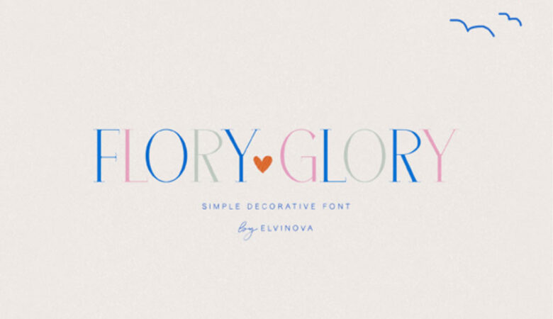 Glory Flory Font