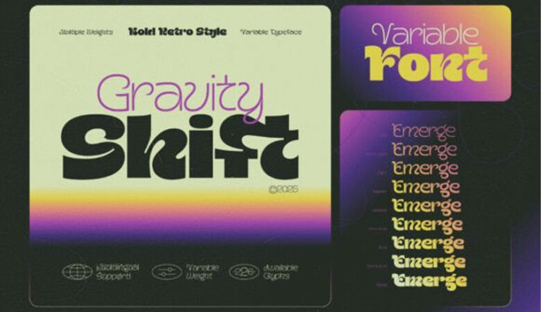 Gravity Shift Font