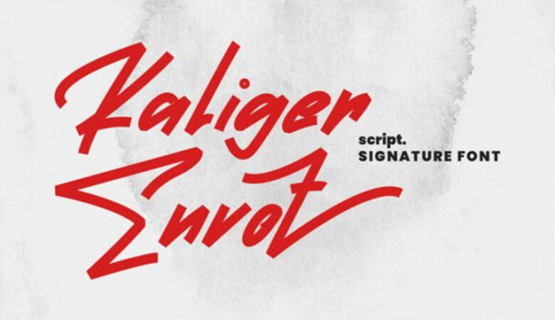 Kaliger Envot Font