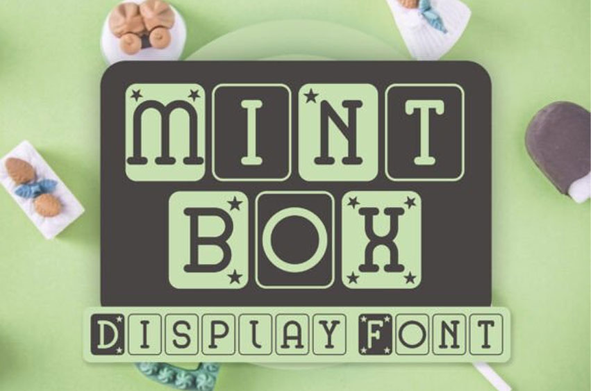 Mint Box Font - Creative Fonts