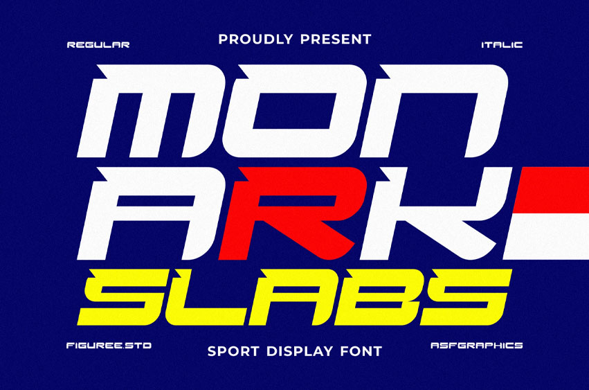 Monark Slabs Font