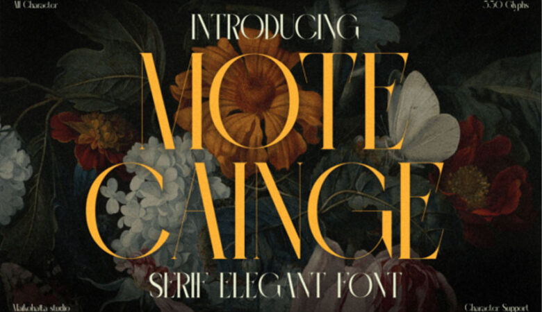 Mote Cainge Font