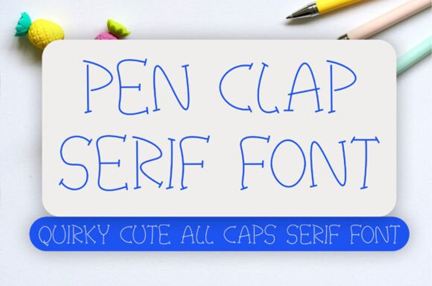 Pen Clap Font