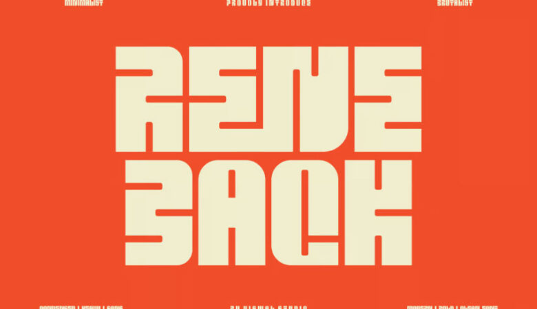 Rene Back Font