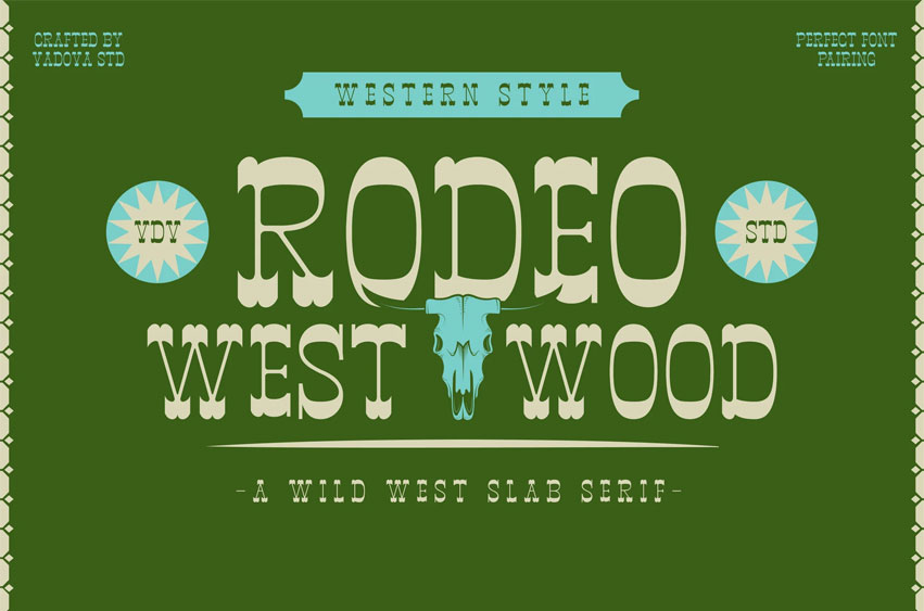 Rodeo Westwood Font