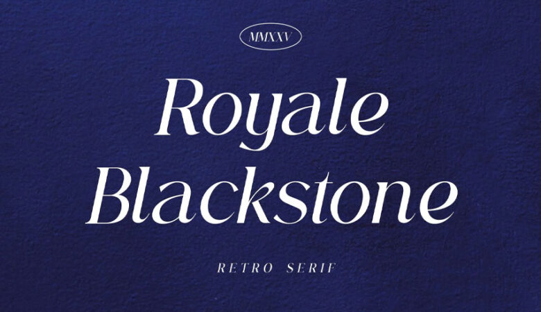 Royale Blackstone Font