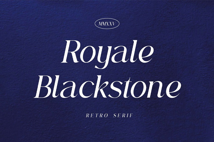 Royale Blackstone Font