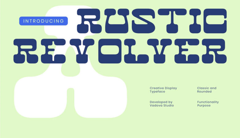 Rustic Revolver Font