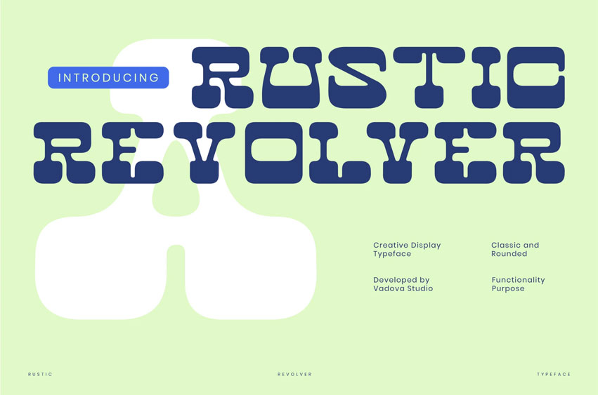 Rustic Revolver Font