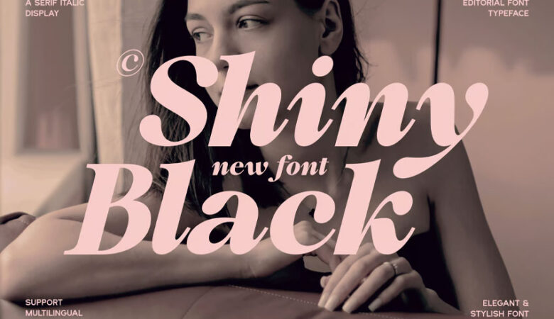 Shiny Black Font