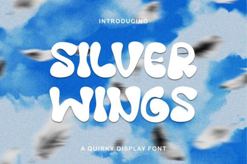 Silver Wings Font