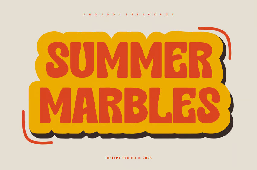 Summer Marbles Font