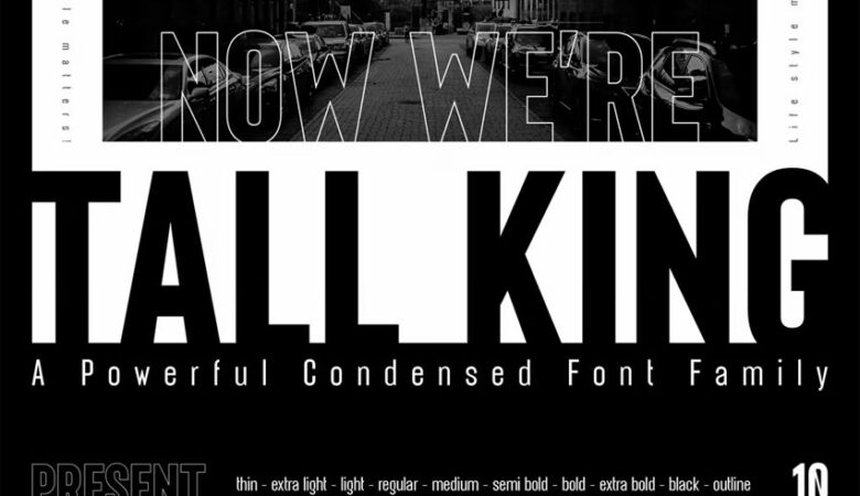 Tall King Font