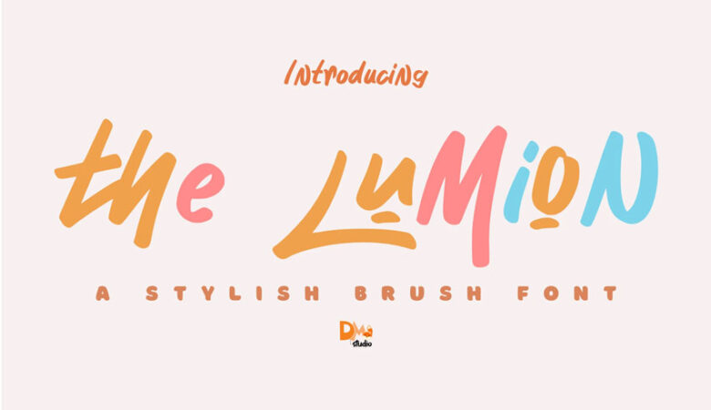 The Lumion Font
