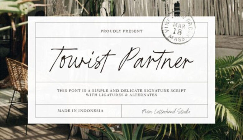 Tourist Partner Font