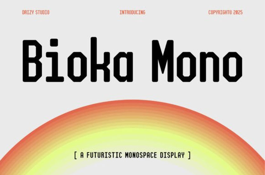 Bioka Mono Font