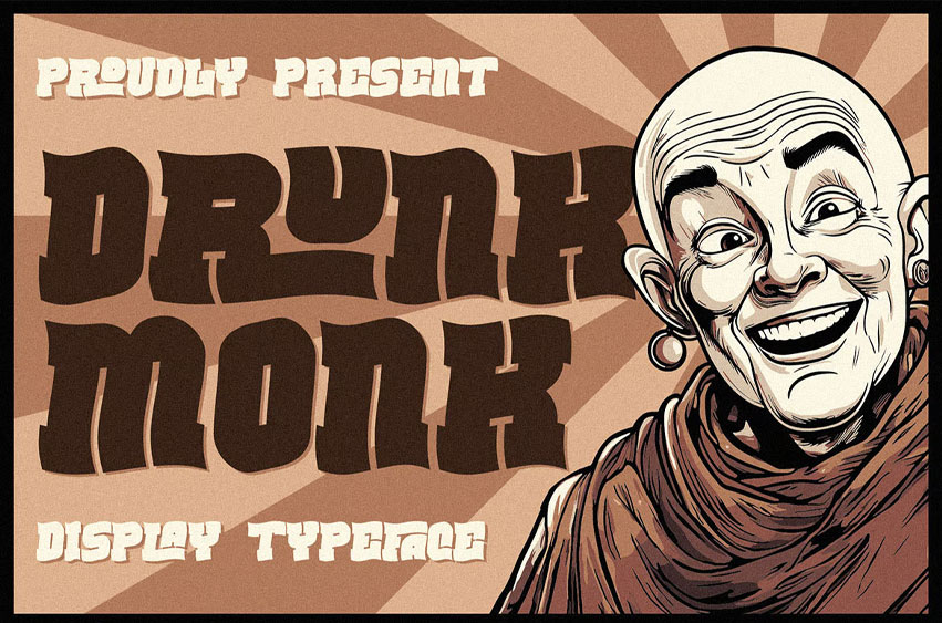 Drunk Monk Font