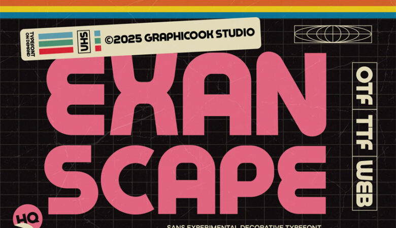 Exanscape Font