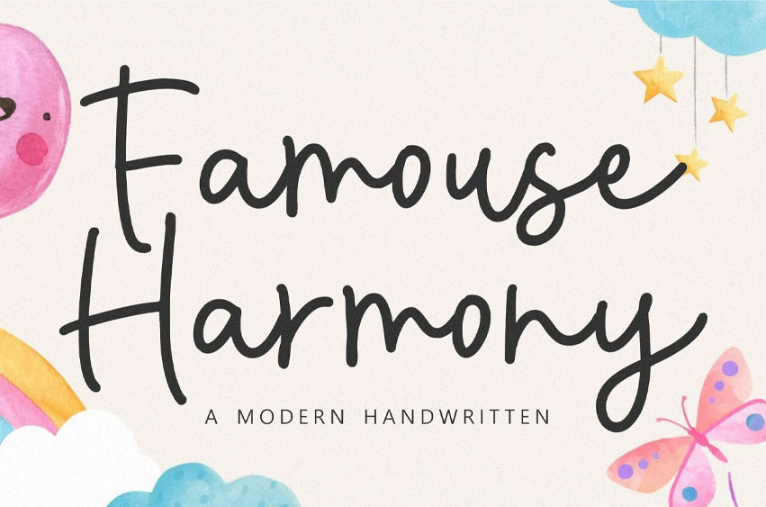 Famous Harmony Font