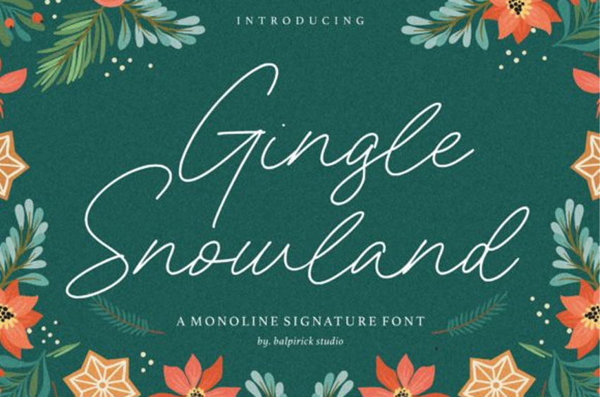 Gingle Snowland Font