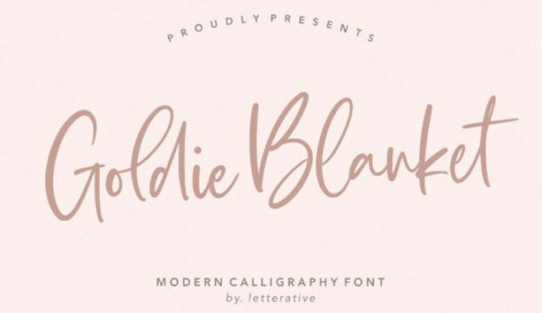 Goldie Blanket Font
