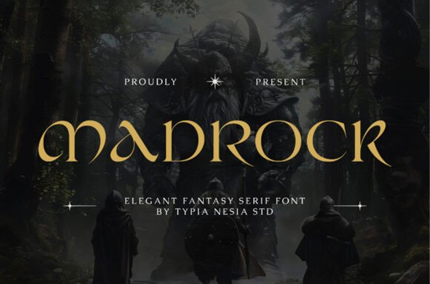 Madrock Font