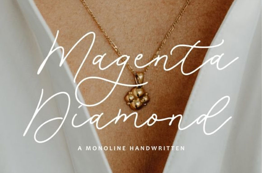 Magenta Diamond Font