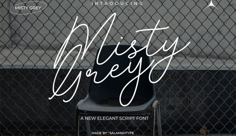 Misty Grey Font