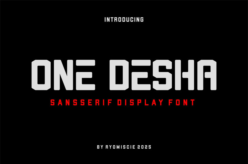 One Desha Font