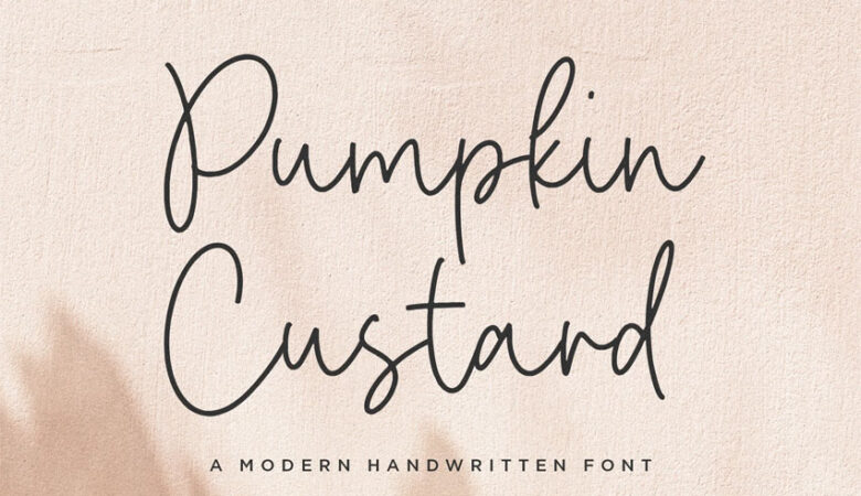 Pumkin Custard Font