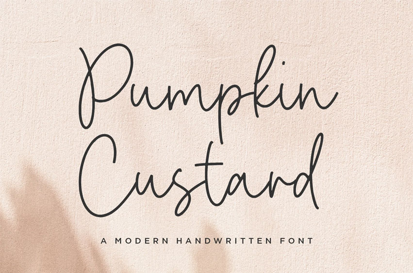 Pumkin Custard Font