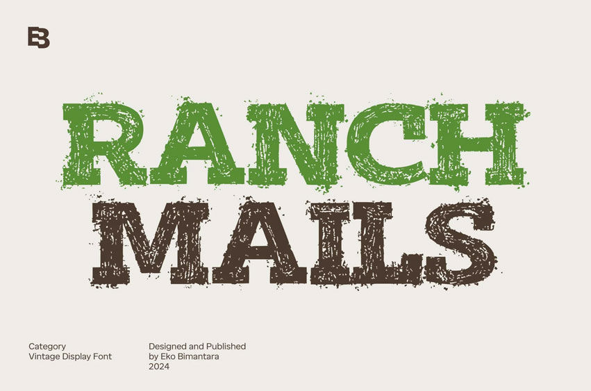 Ranch Mails Font