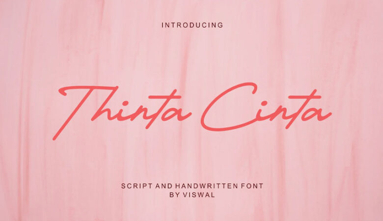 Thinta Cinta Font