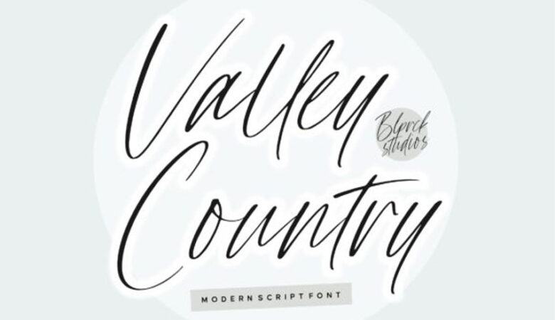 Valley Country Script Font