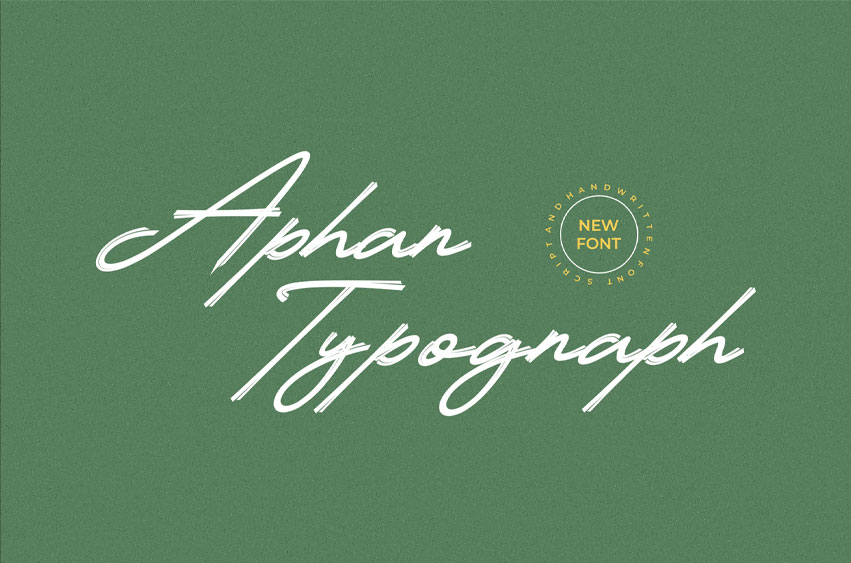 Aphan Typograph Font