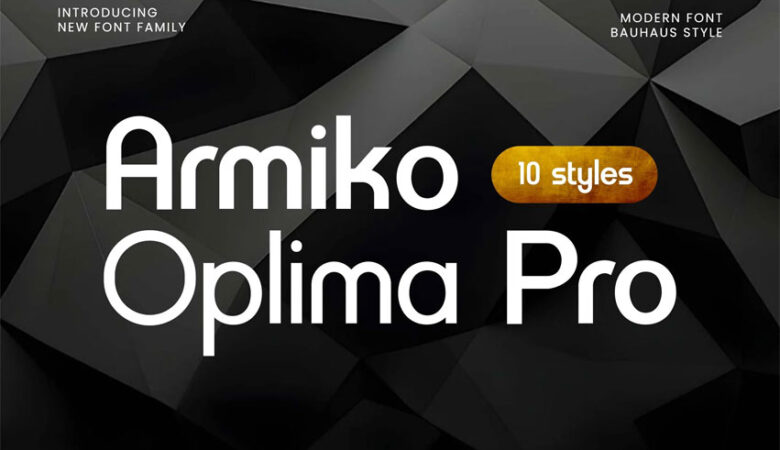 Armiko Oplima Pro Font