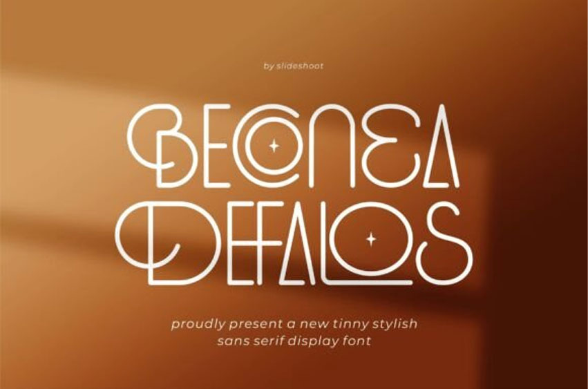 Beconea Defalos Font
