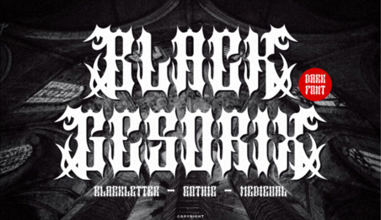 Black Gesorix Font