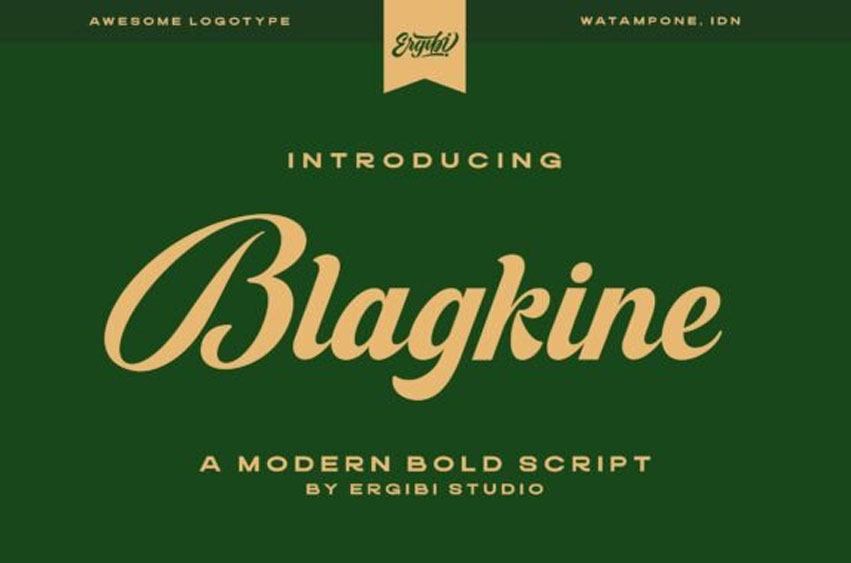 Blagkine Font