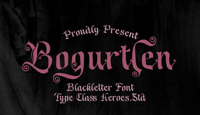 Bogurtlen Font