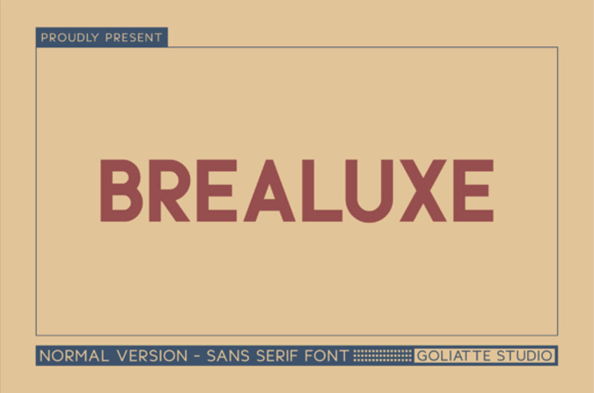 Brealuxe Font