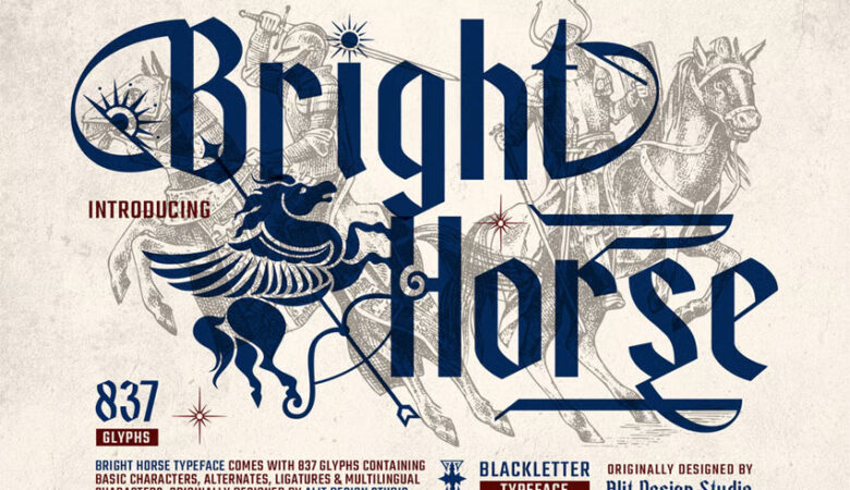 Bright Horse Font