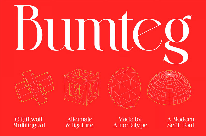 Bumteg Font