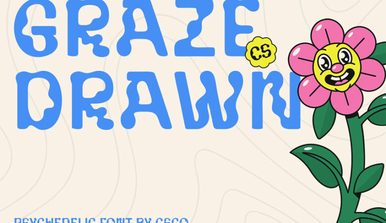 CS Graze Drawn Font