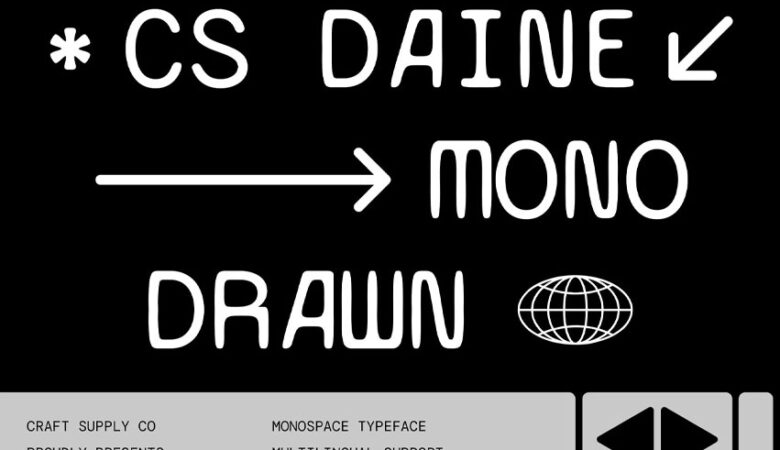 Daine Mono Drawn Font