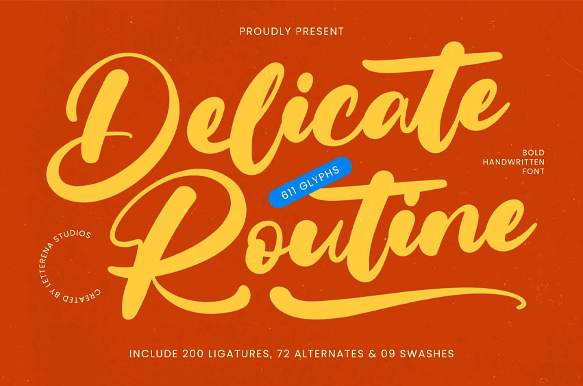 Delicate Routine Font