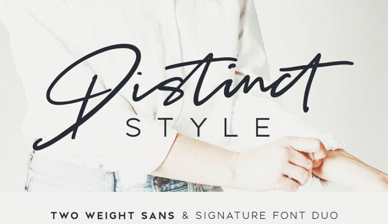 Distinct Style Font