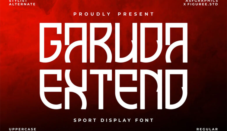 Garuda Extend Font