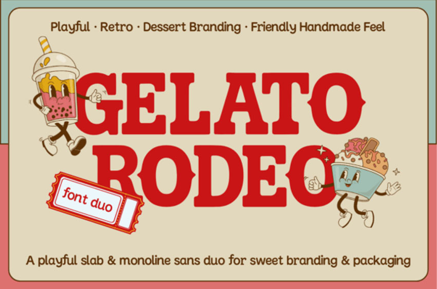 Gelato Rodeo Font